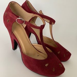 The Zest is History t-strap heels